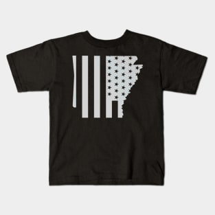 American Flag AR Fayetteville Rock Kids T-Shirt